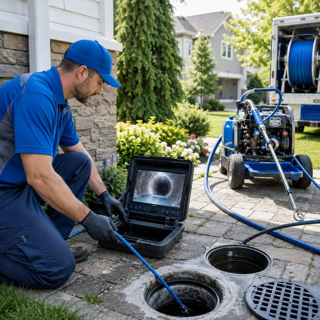 Outdoor drain cleaning professionals serving New Haven, WV